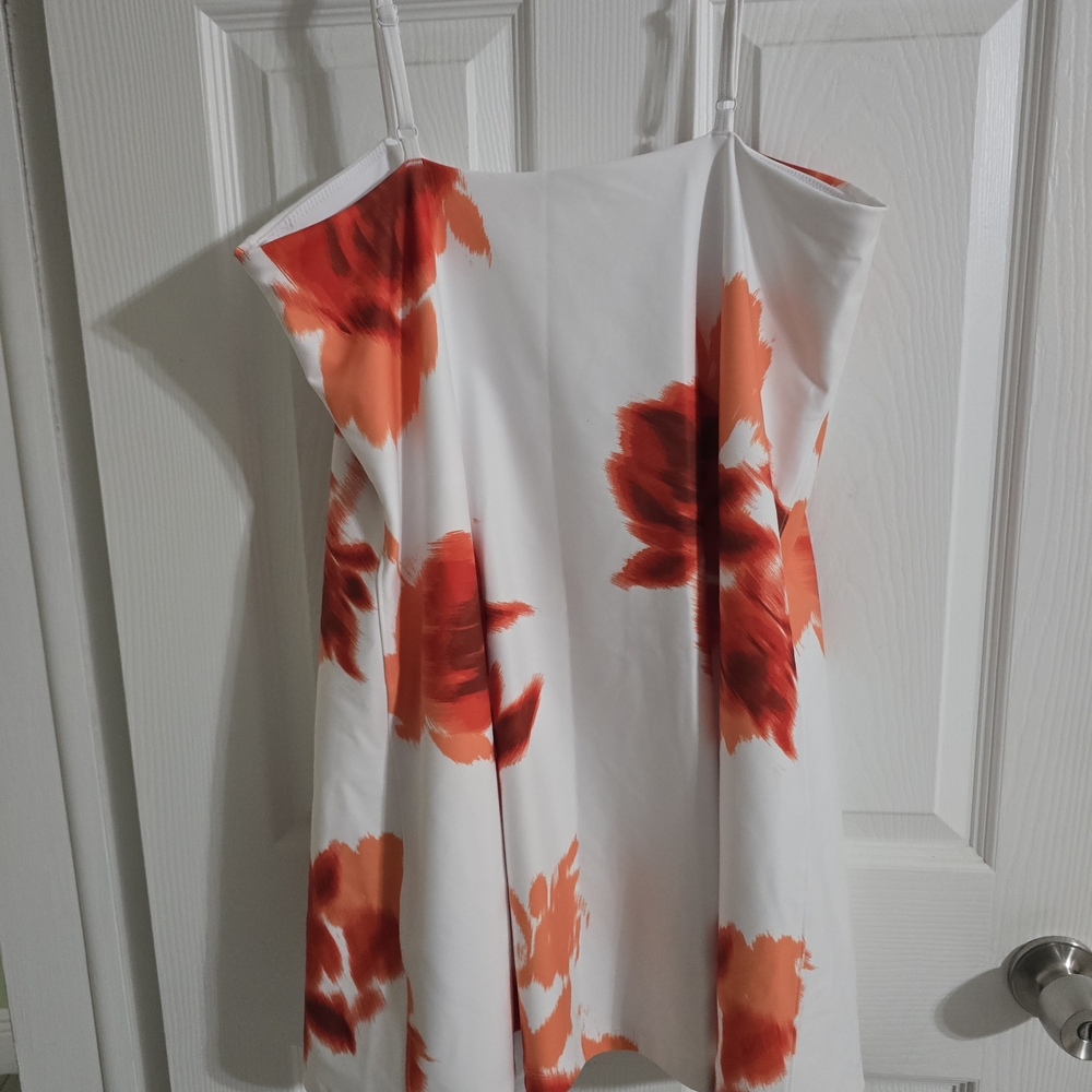 YPB SculptLUX Floral Spaghetti Strap Dress Sz XL - Picture 4 of 4